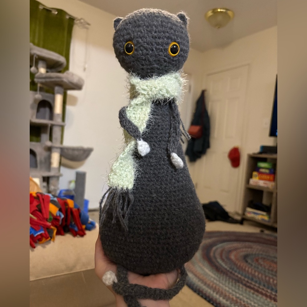 Handmade custom crochet cats